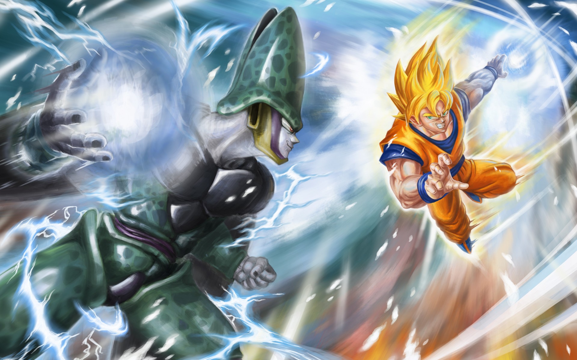 Dragon Ball Z Goku Super Saiyan, anime, 1920x1200 HD Wallpaper and other