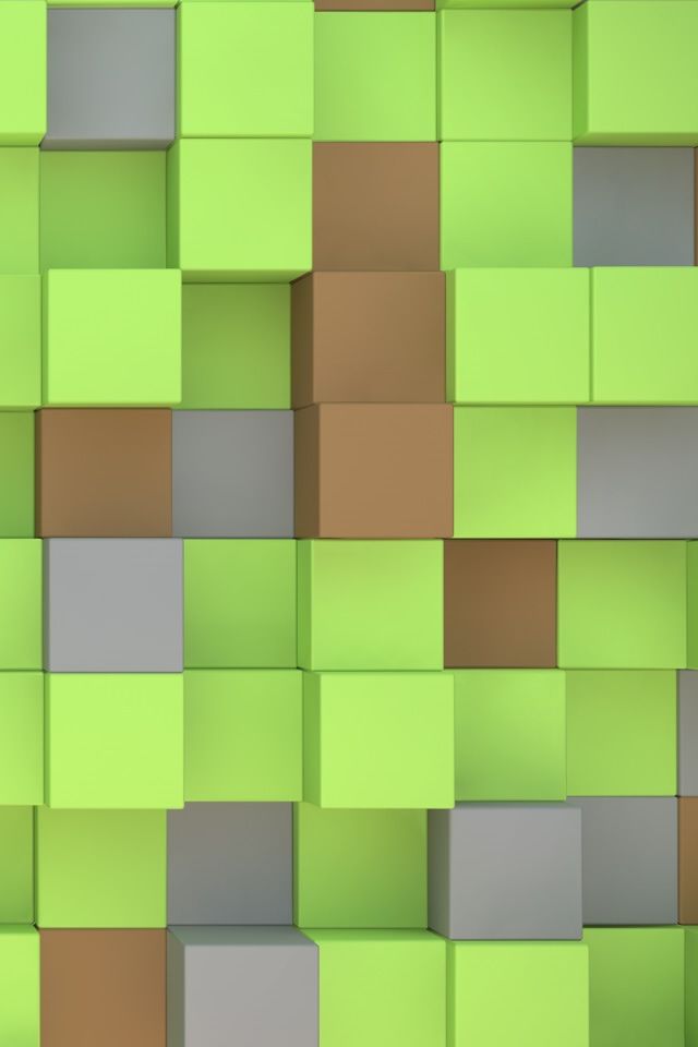 Minecraft Cubes iPhone 4s Wallpaper Download iPhone Wallpapers