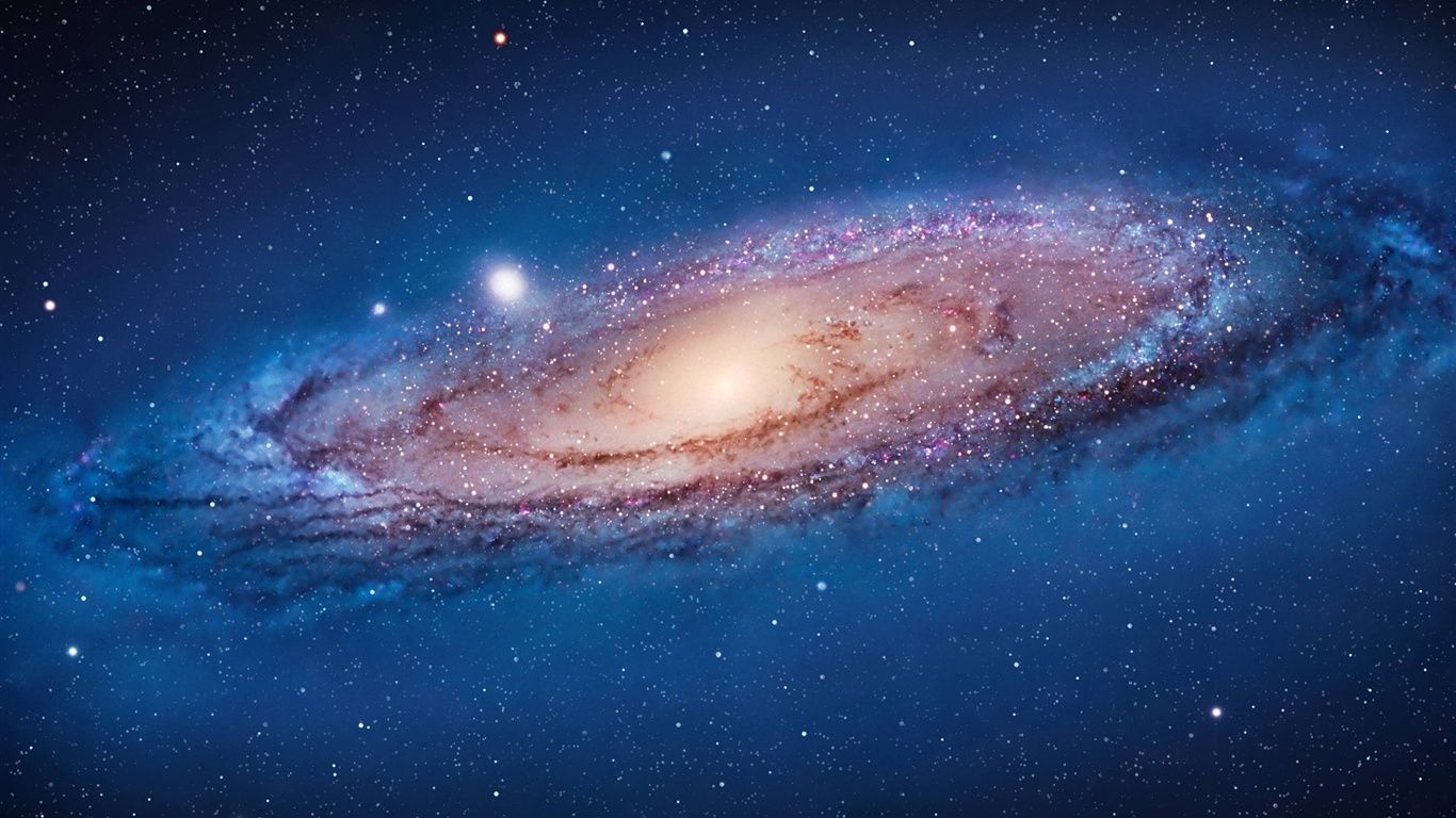 The Andromeda Galaxy in space Wallpaper | 1366x768 resolution ...