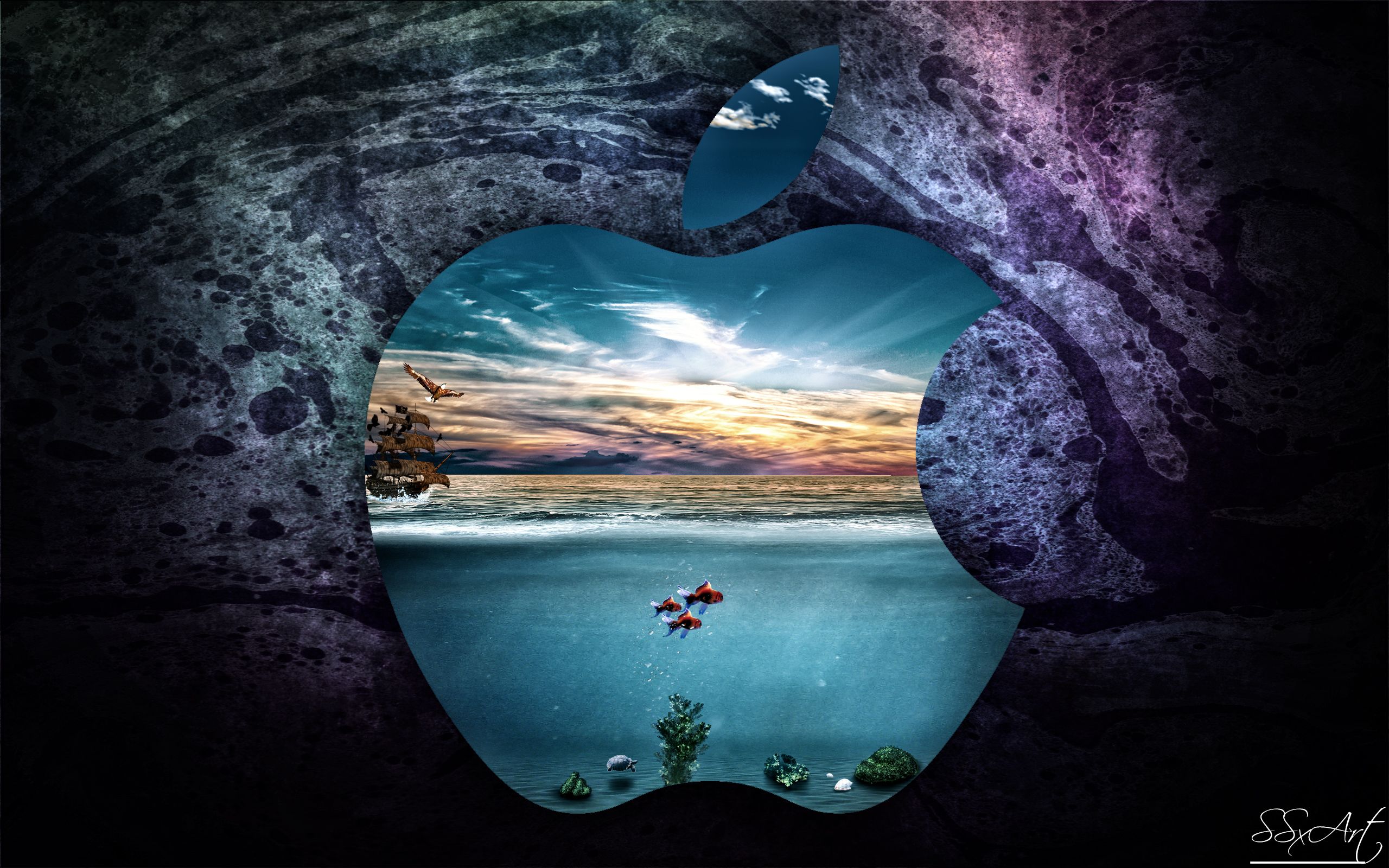 Apple-UnderWater-MacBookPro 13inch Retina display by SSxArt on ...