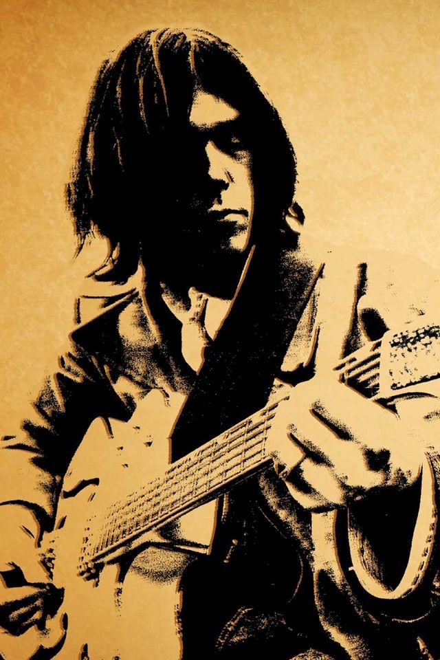 Neil Young music background for your iPhone download free
