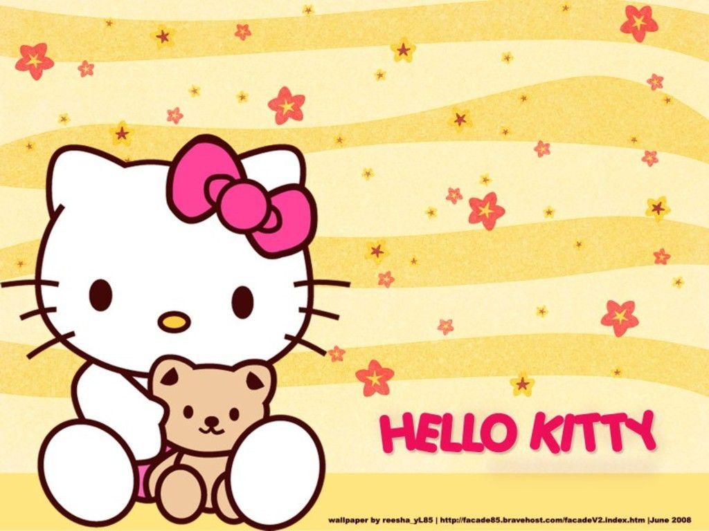 Hello Kitty Wallpaper HD Background Desktop iPhones Backgrounds
