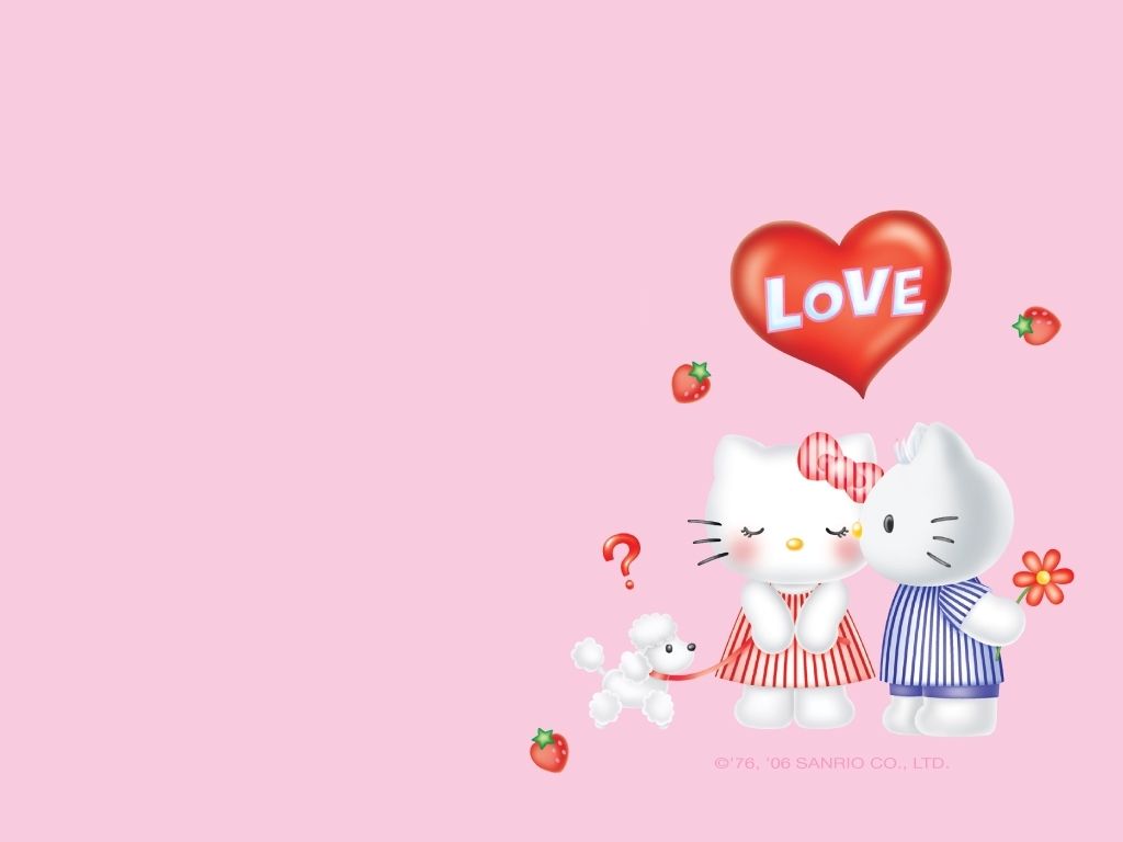 Love Wallpaper - Hello Kitty Wallpaper (2712800) - Fanpop