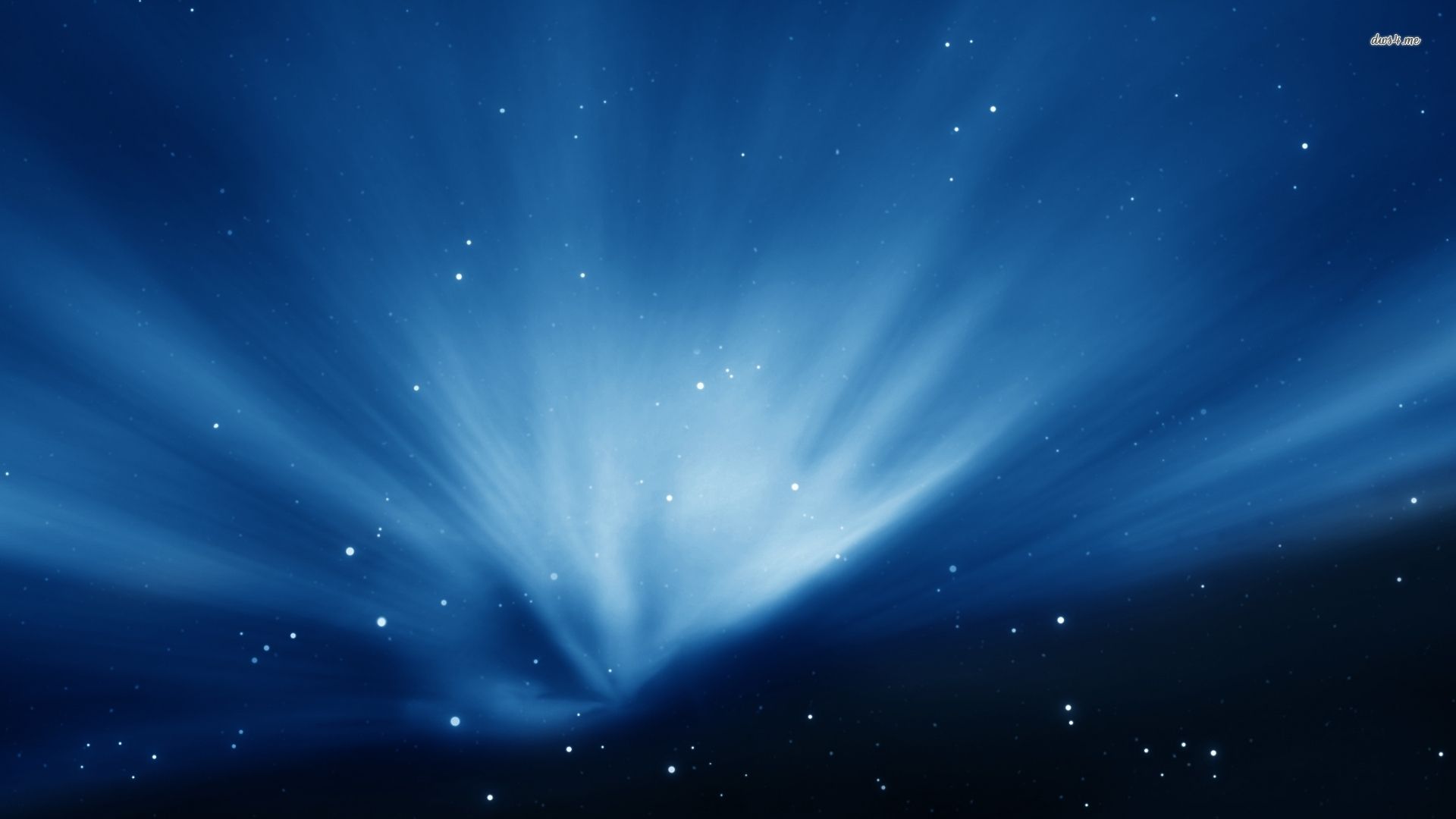 Blue light in space wallpaper - Abstract wallpapers