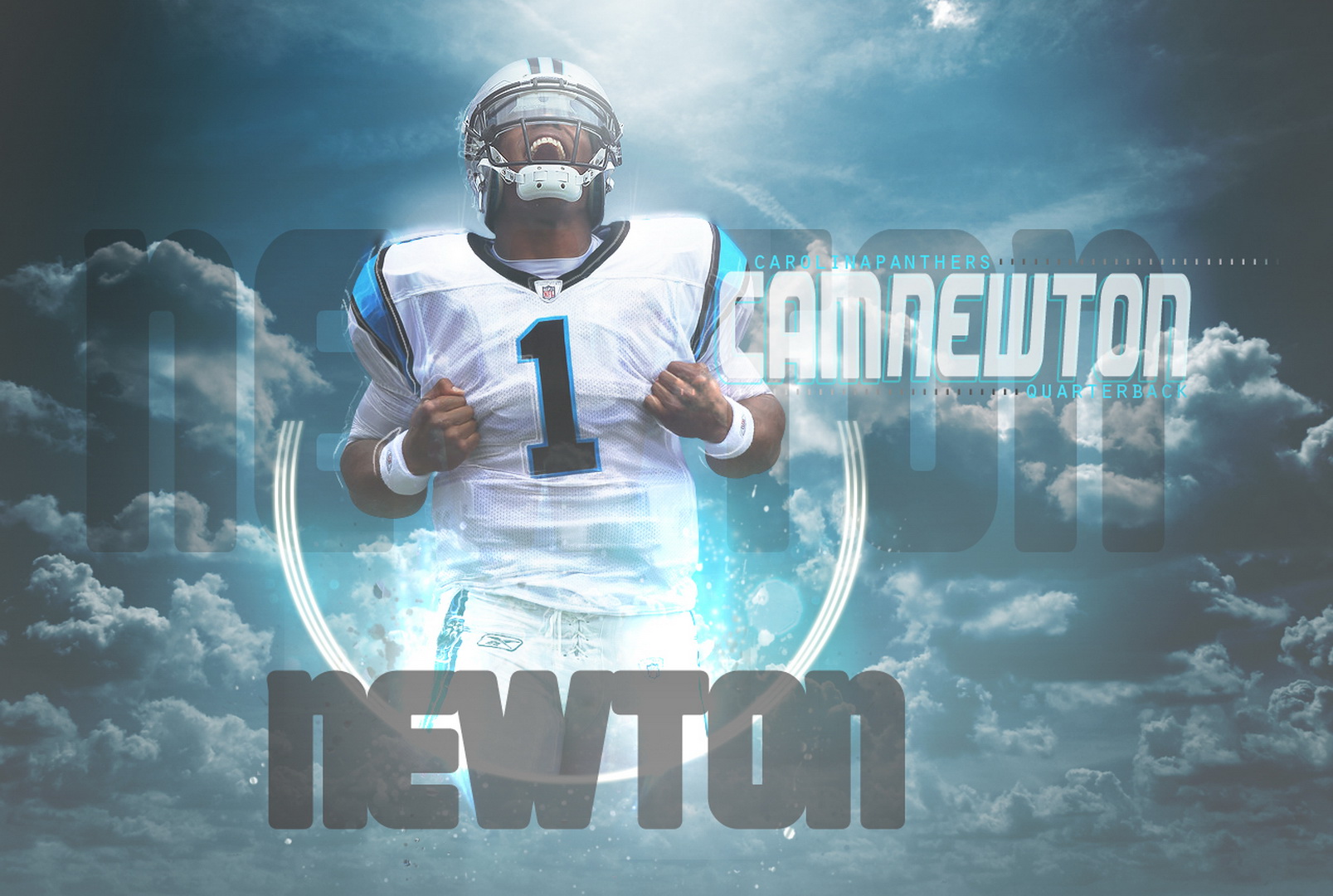 Wallpaperres.com | Carolina Panthers Cam Newton 2014 NFL Wallpaper 01