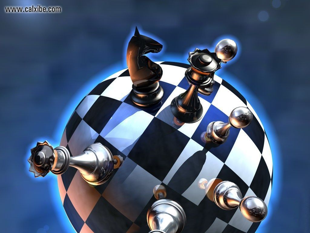 3 Dimensional: 3D Round Chess board, picture nr. 11120