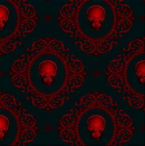 Goth+HeartBeat - Gothic Skulls Wallpaper Edited By Goth+HeartBeat.