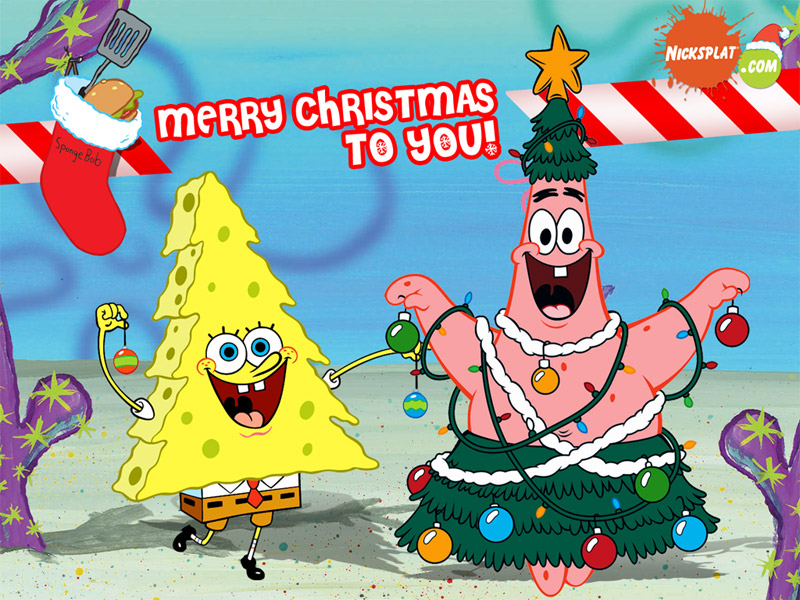 Spongebob Christmas Wallpapers
