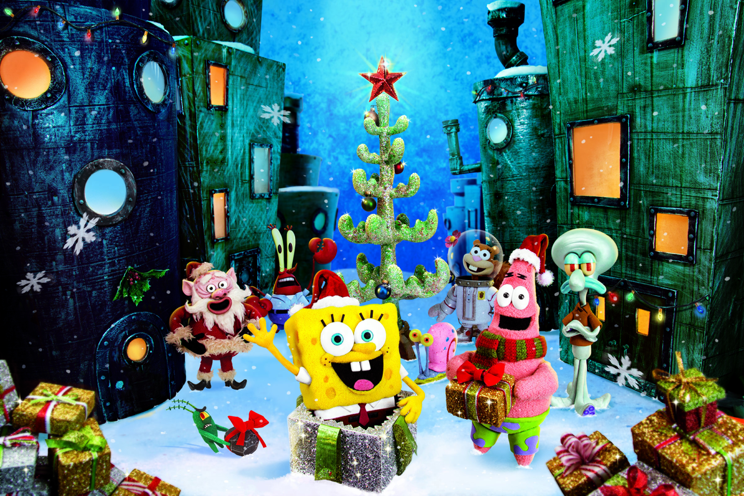 Christmas Spongebob learntoearns
