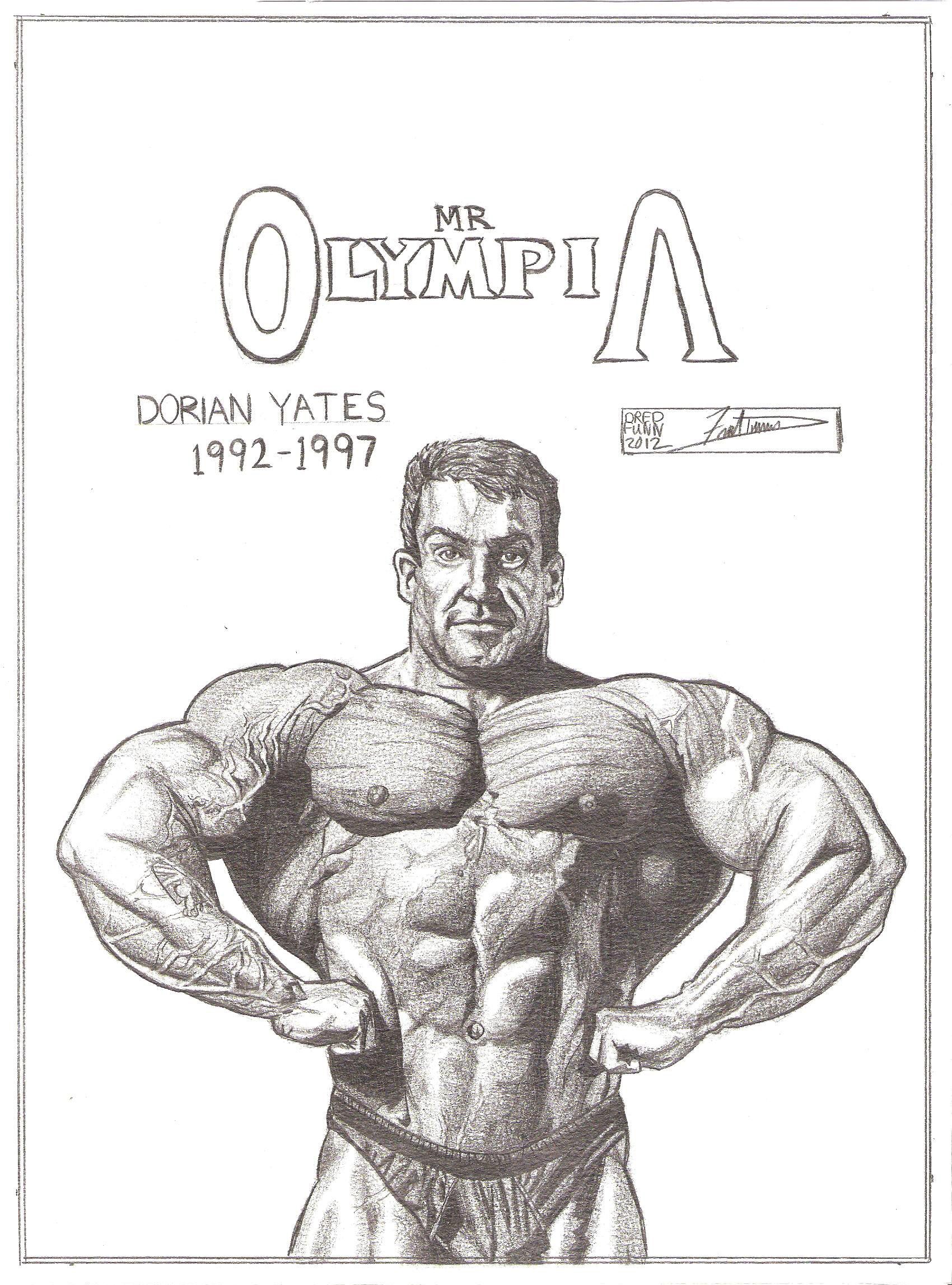 Dorian Yates - Mr Olympia Series - Dredfunn Pencil by DredFunn on ...