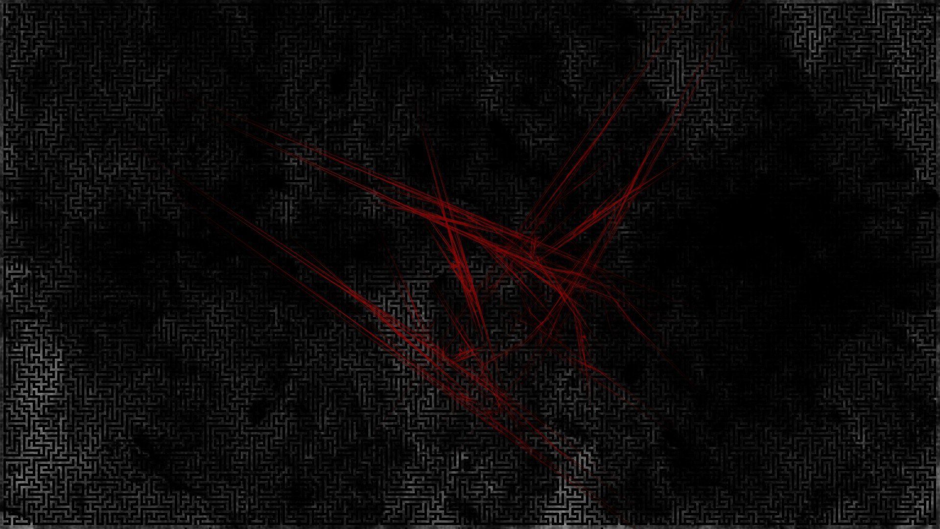 Abstract black red Labyrinth wallpaper 1920x1080 289817