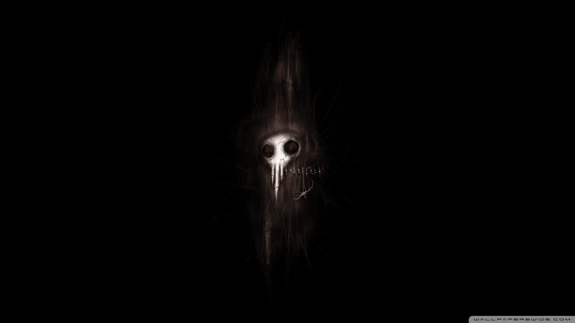 Download Monster Skull Black Wallpaper 1920x1080 | Wallpoper #445754
