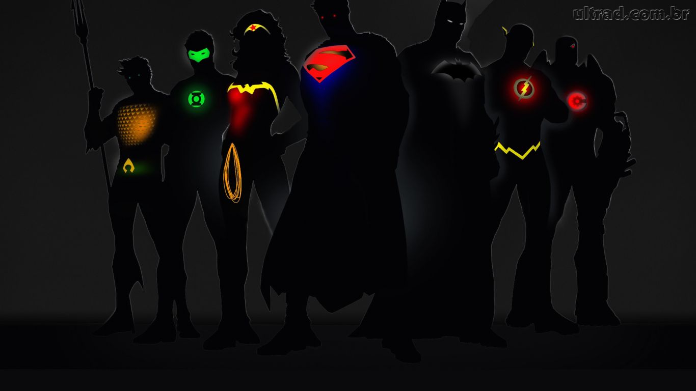 Papel de Parede DC Comics - Super-Heróis