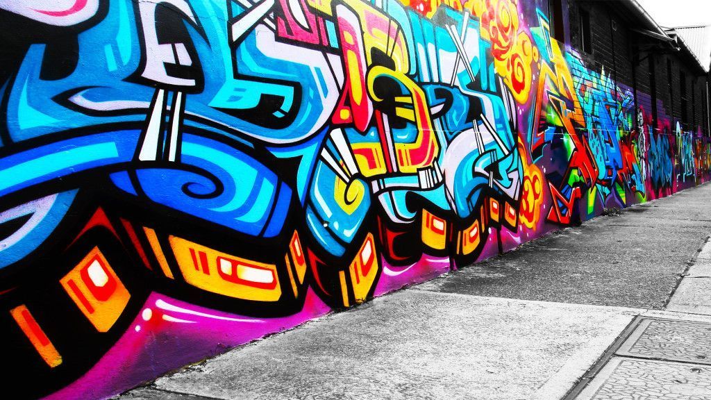 Graffiti Desktop Wallpapers 1024x576