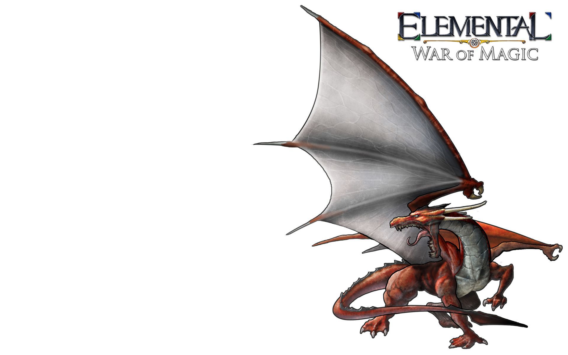 Dragon War Elemental Magic : Full HD desktop wallpaper : Wallinda