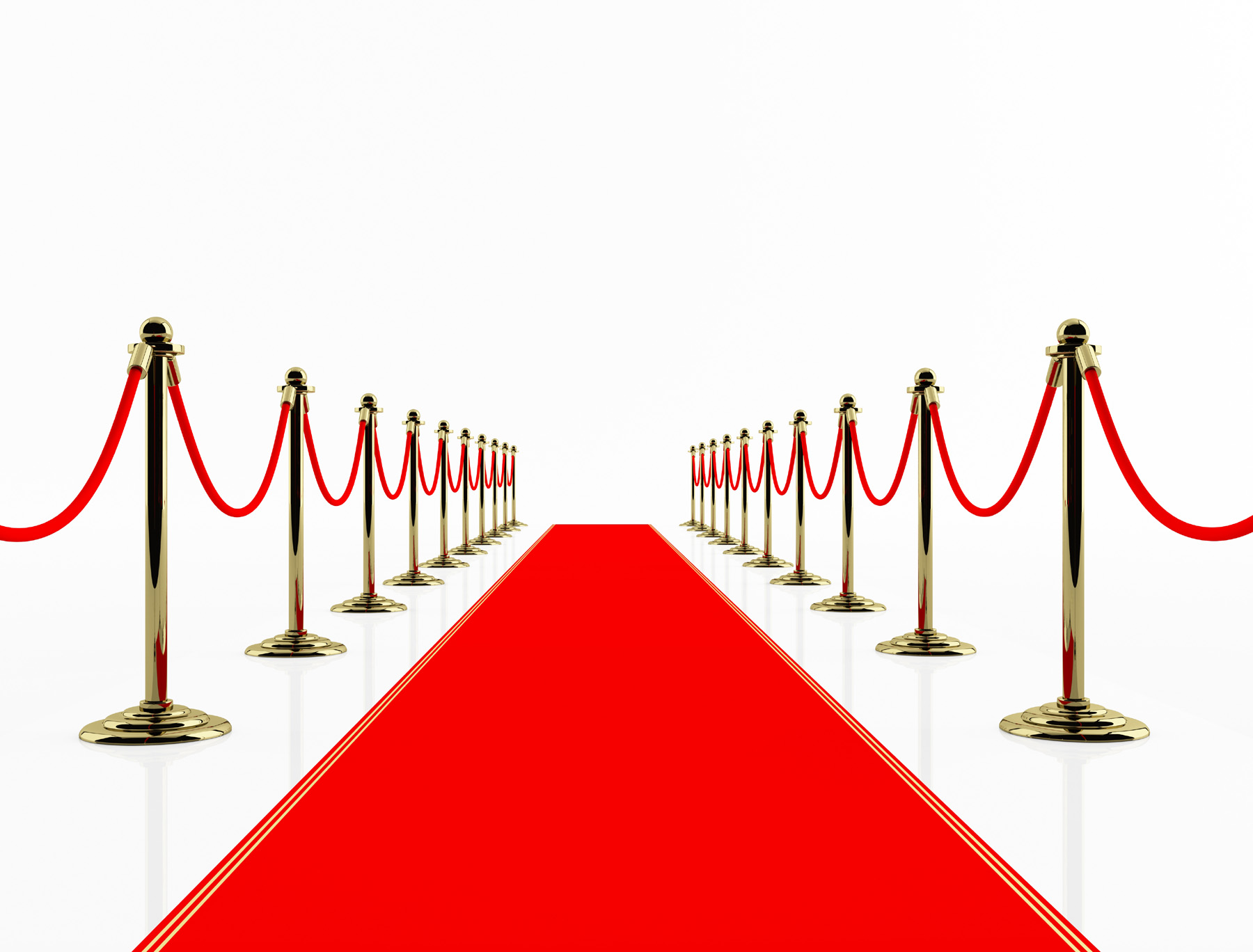 Red carpet round booth with fence design 49988 - Stage venue - Others