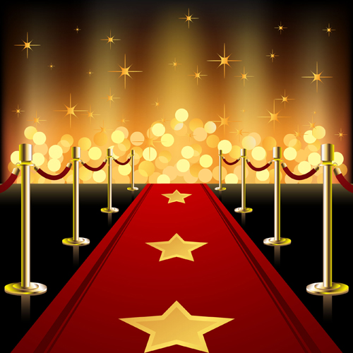 Ornate Red carpet backgrounds vector material 04 - Vector ...