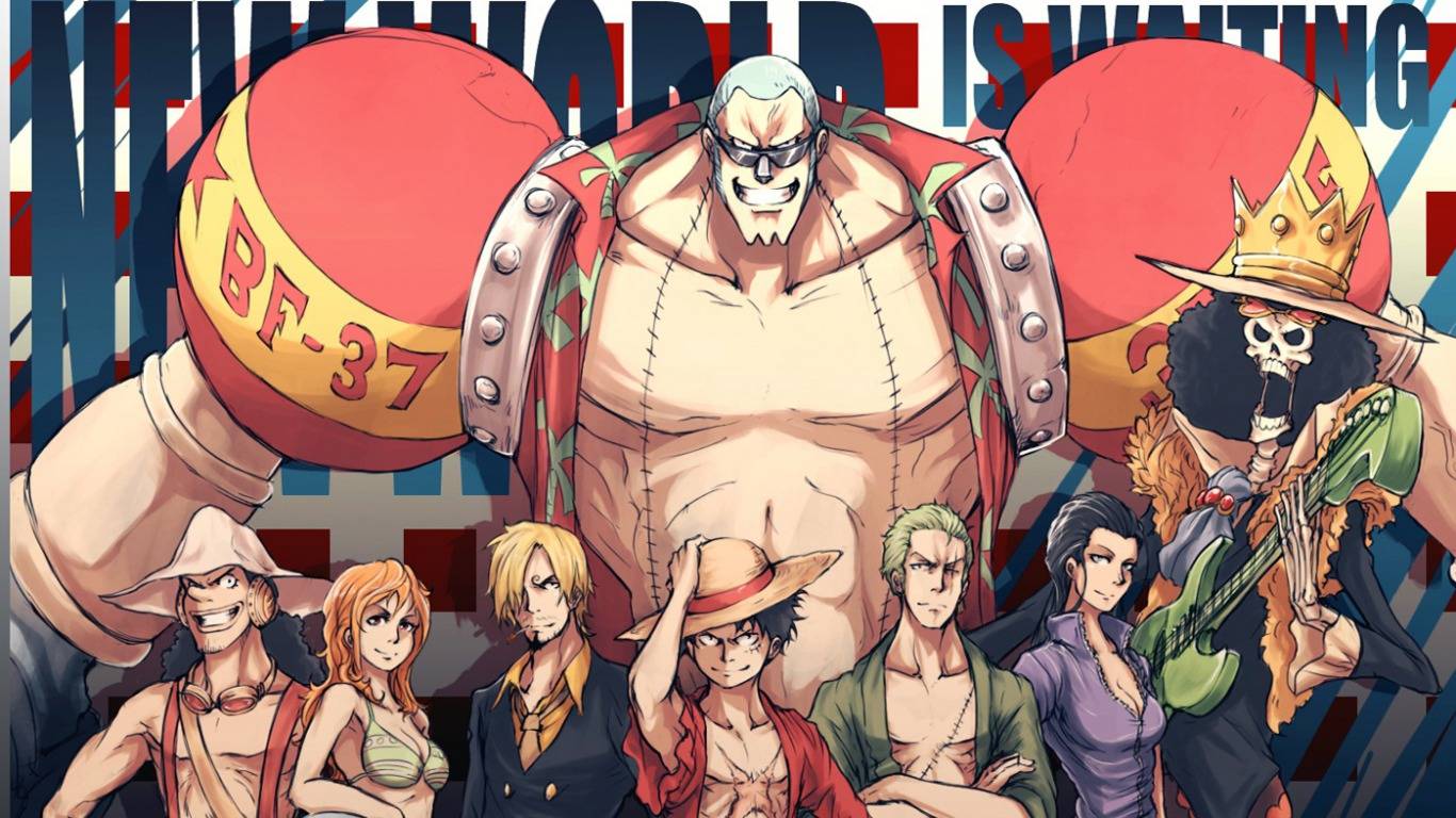 The Straw Hats, New World - One Piece Wallpaper