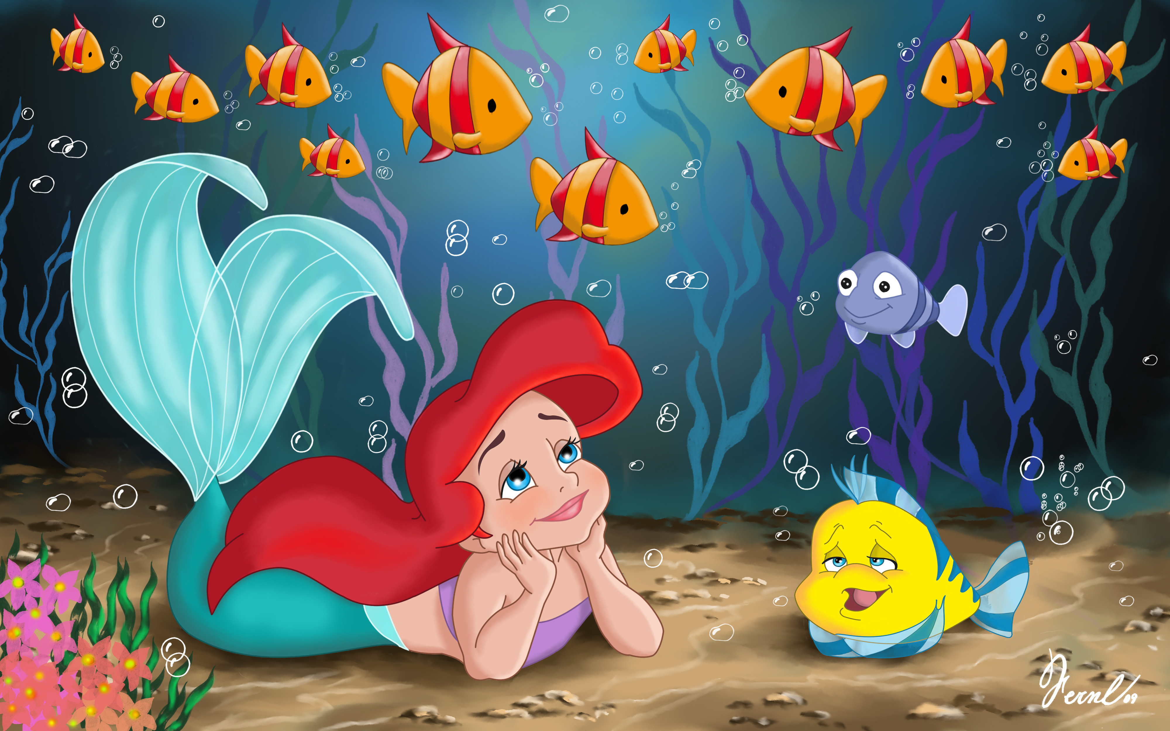 50 The Little Mermaid HD Wallpapers | Backgrounds - Wallpaper Abyss