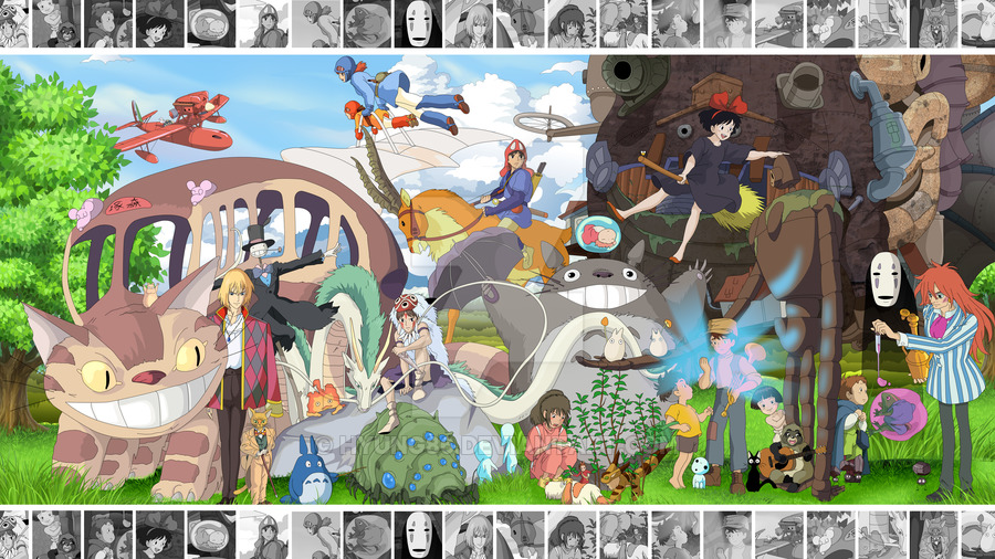The Art of Ghibli - Wallpaper Edition by Hyung86 on DeviantArt