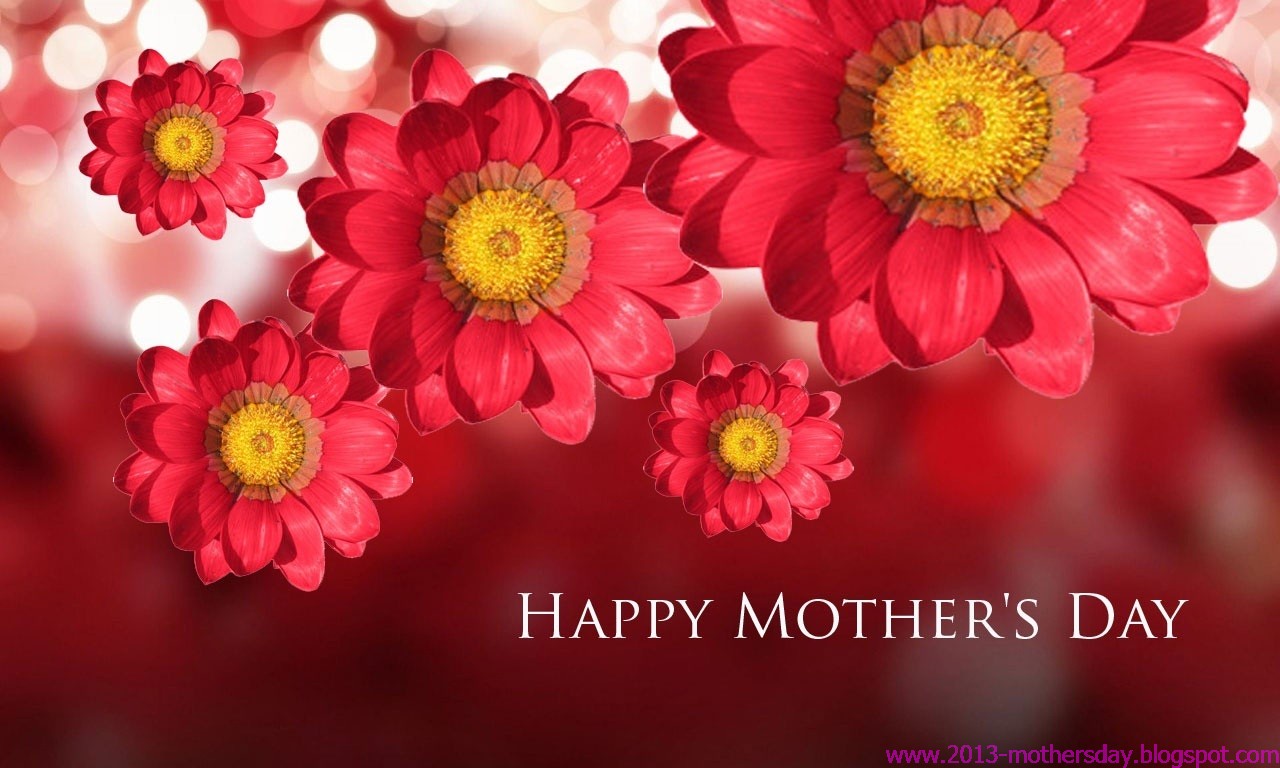 Mothers day flowers background - Free Large Images