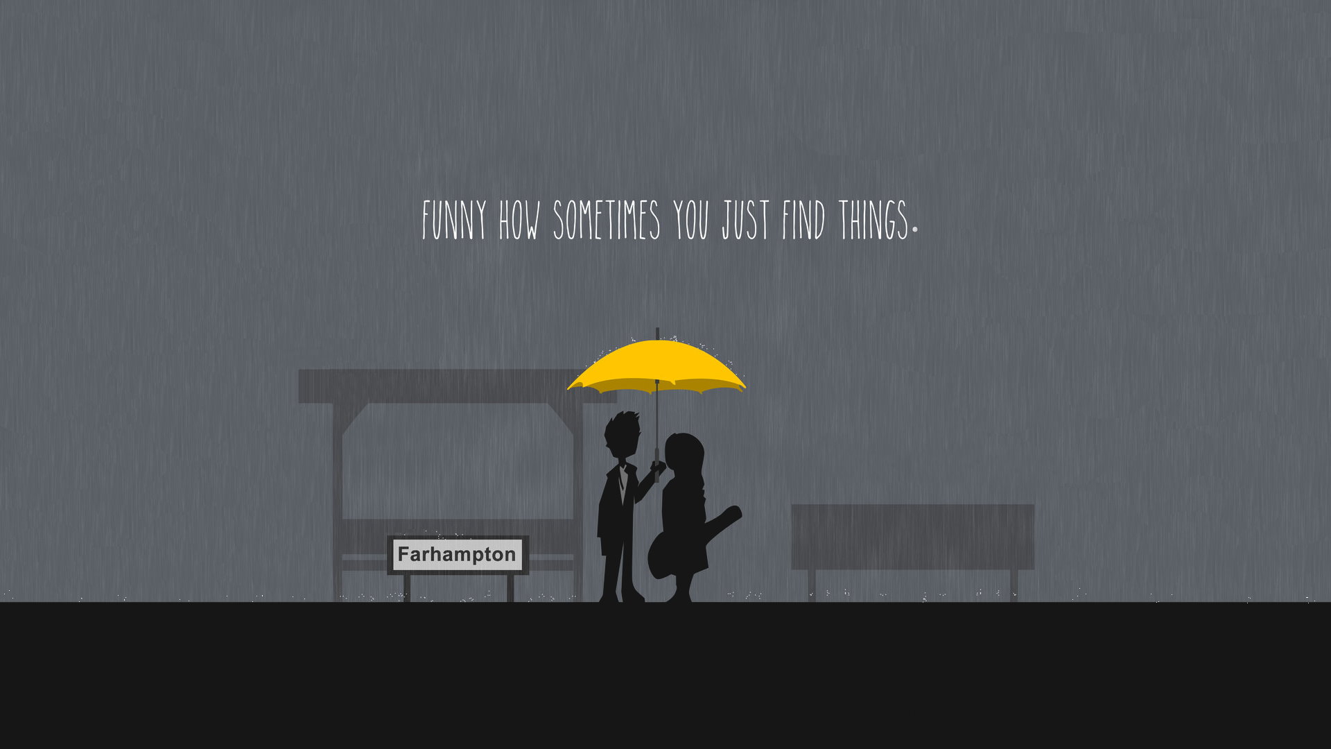 Wallpaper from our favorite moment from the HIMYM Finale HIMYM