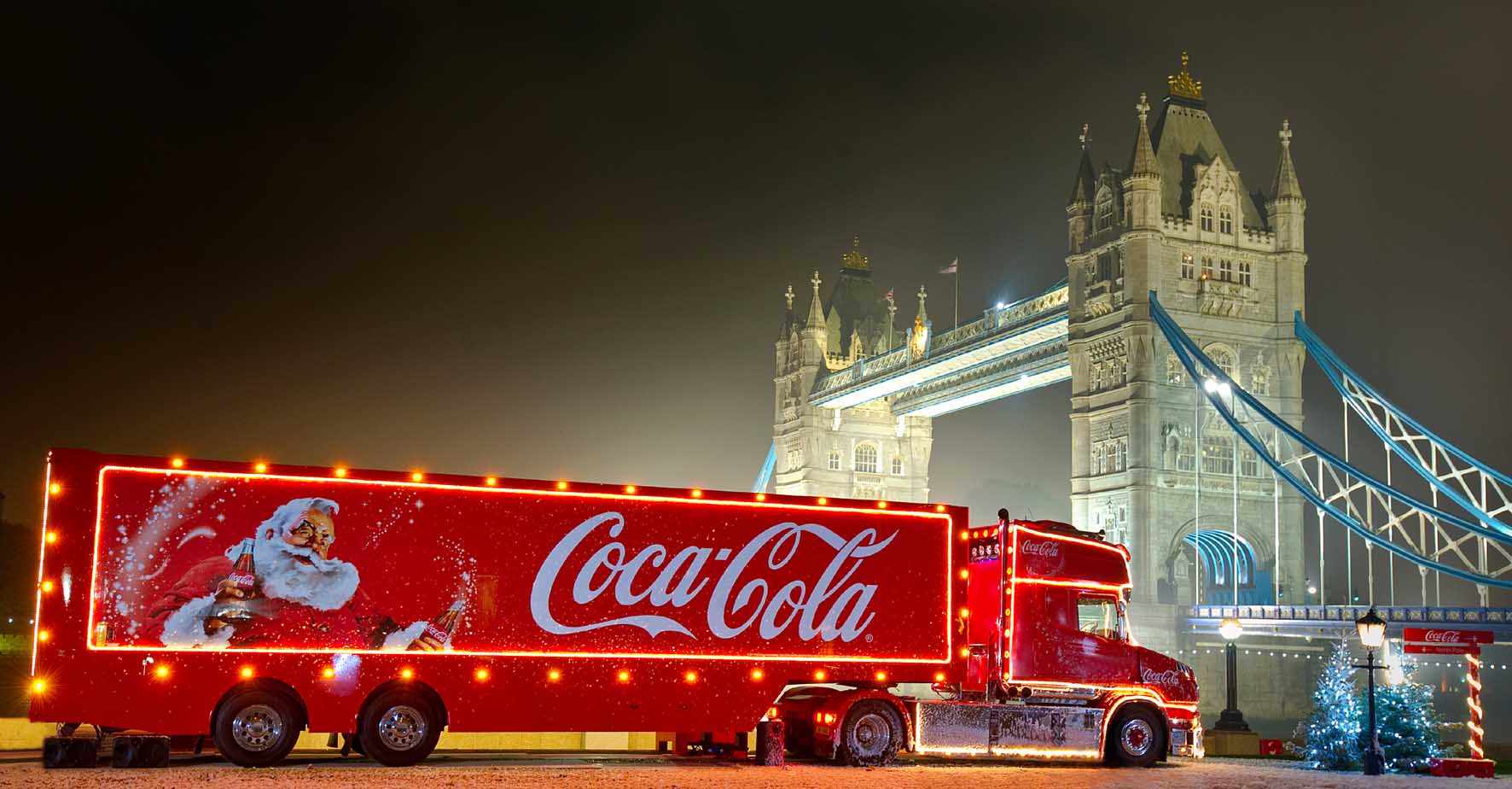 Coca Cola Christmas HD Wallpapers with Truck - 2015