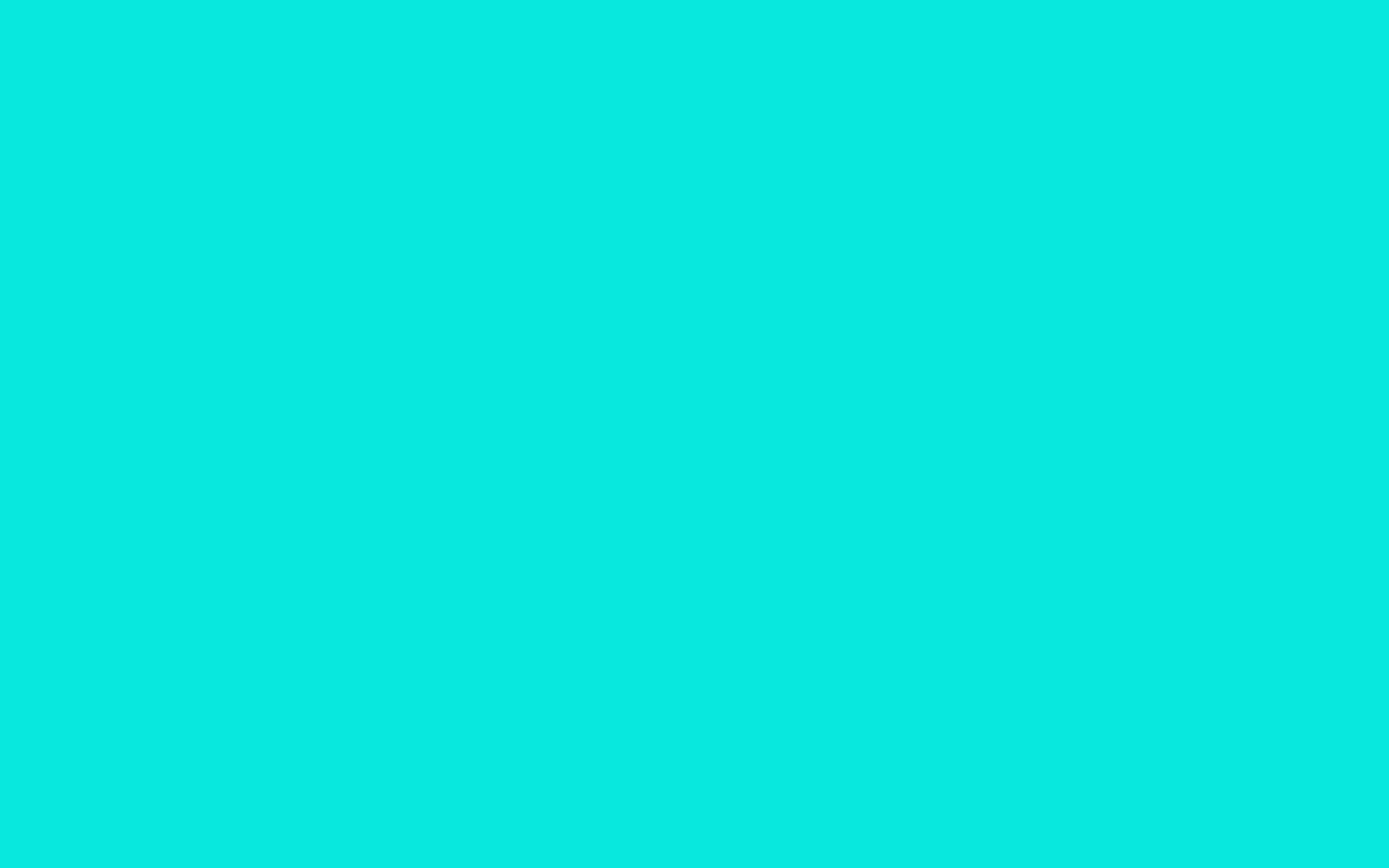 1440x900 bright turquoise solid color background