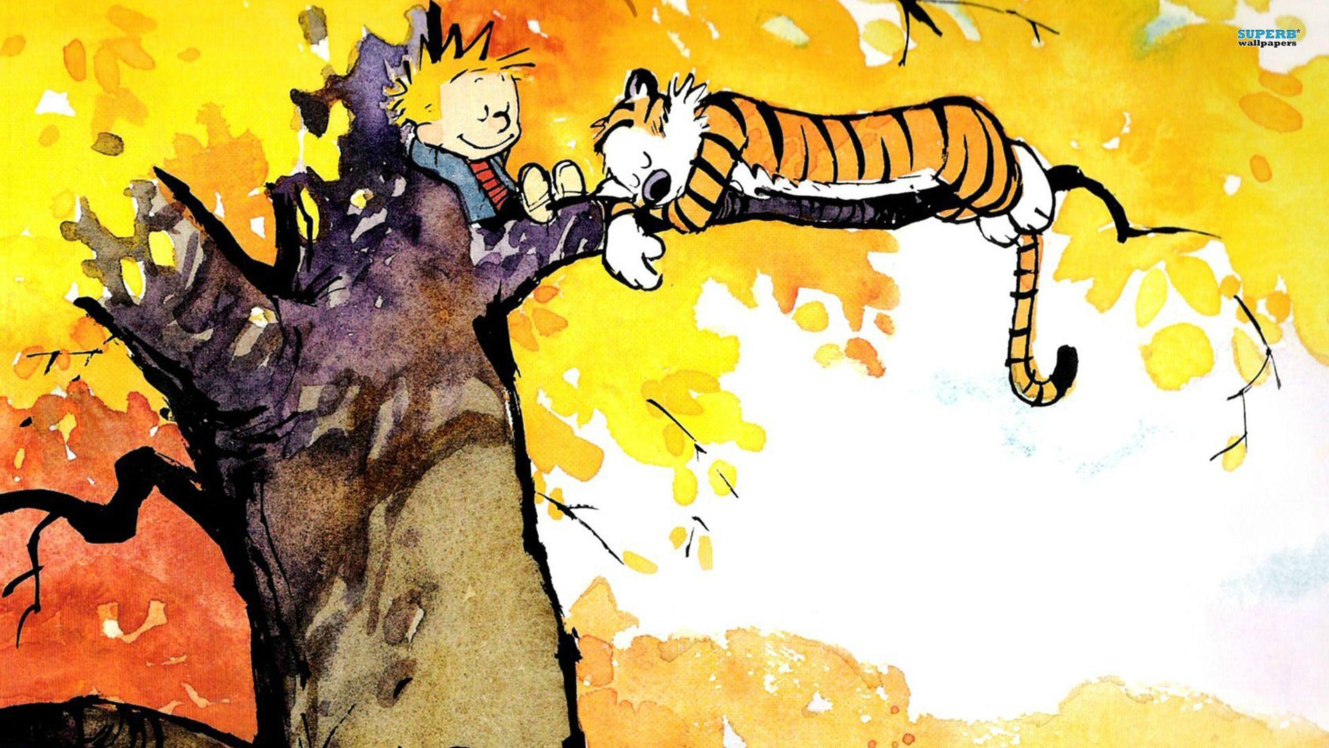 Calvin and Hobbes wallpaper - Comic wallpapers - #14409
