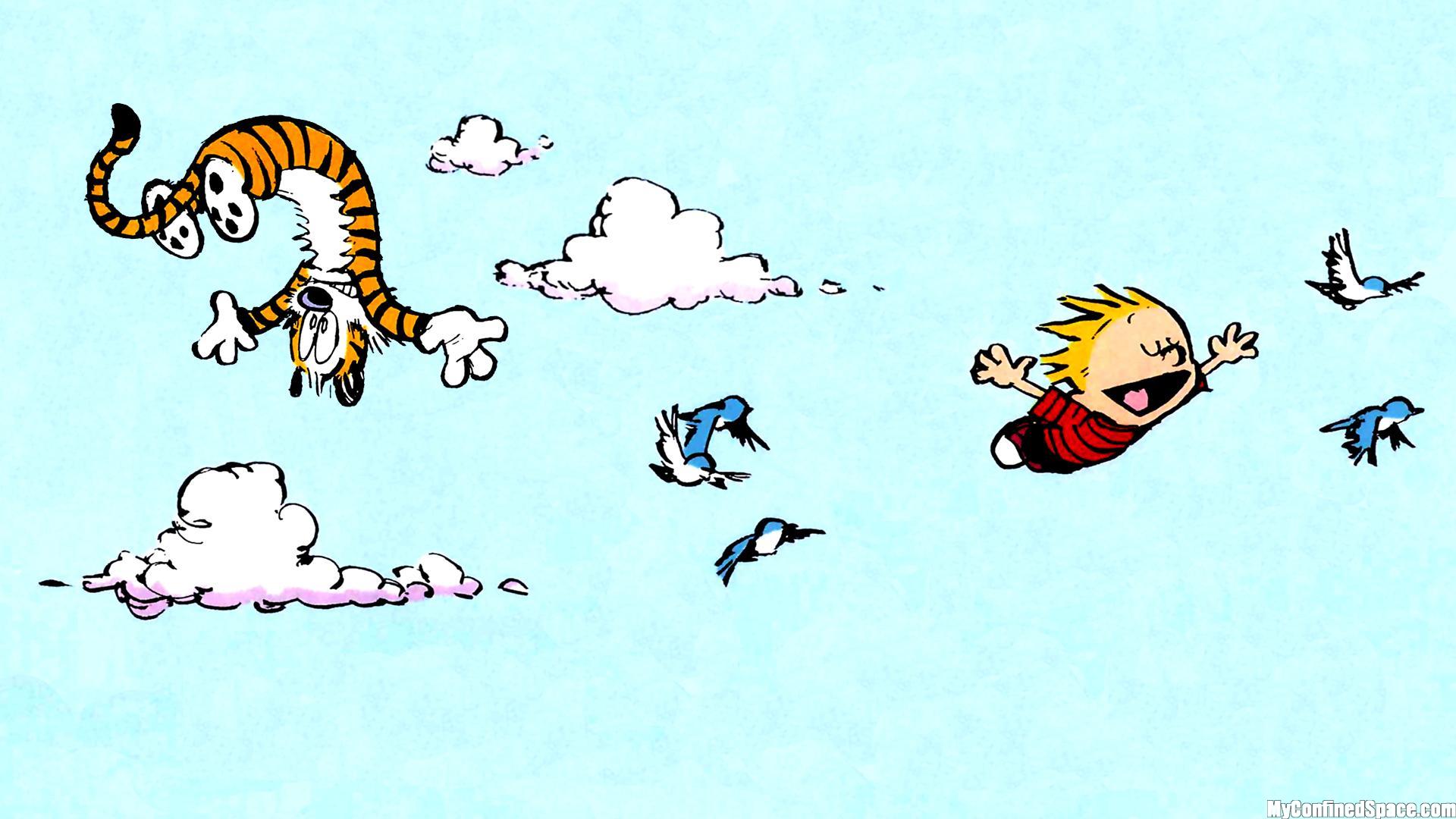 Calvin and hobbes comics j wallpaper 1920x1080 162357
