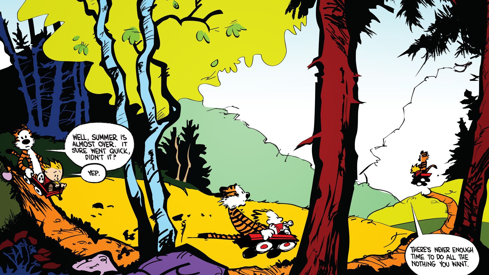 Calvin And Hobbes Desktop Background - 1381856