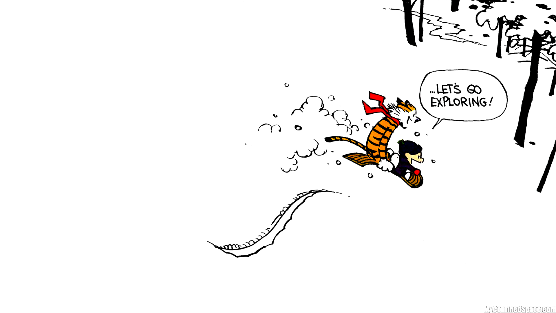 Calvin and hobbes comics j wallpaper | 1920x1080 | 162417 ...