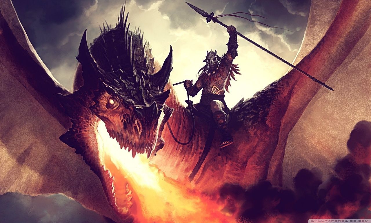 Fire-Breathing Dragon HD desktop wallpaper : Widescreen : High ...