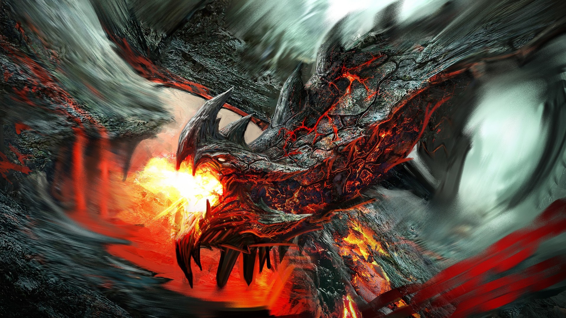 The gallery for --> Fire Dragon Wallpaper Widescreen