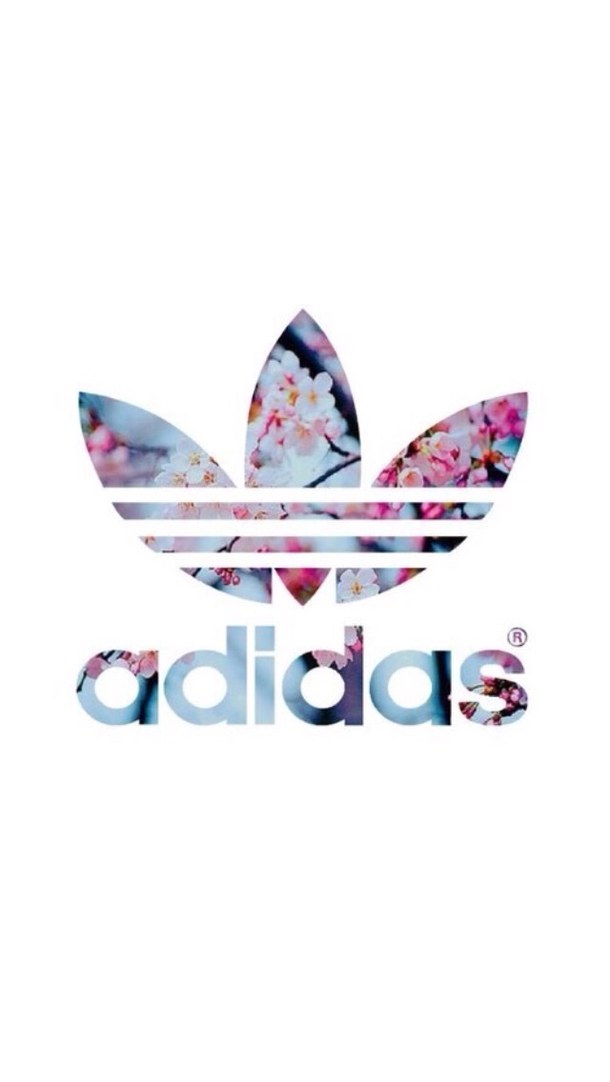 Adidas, background, flowers, wallpaper - image by Bobbym