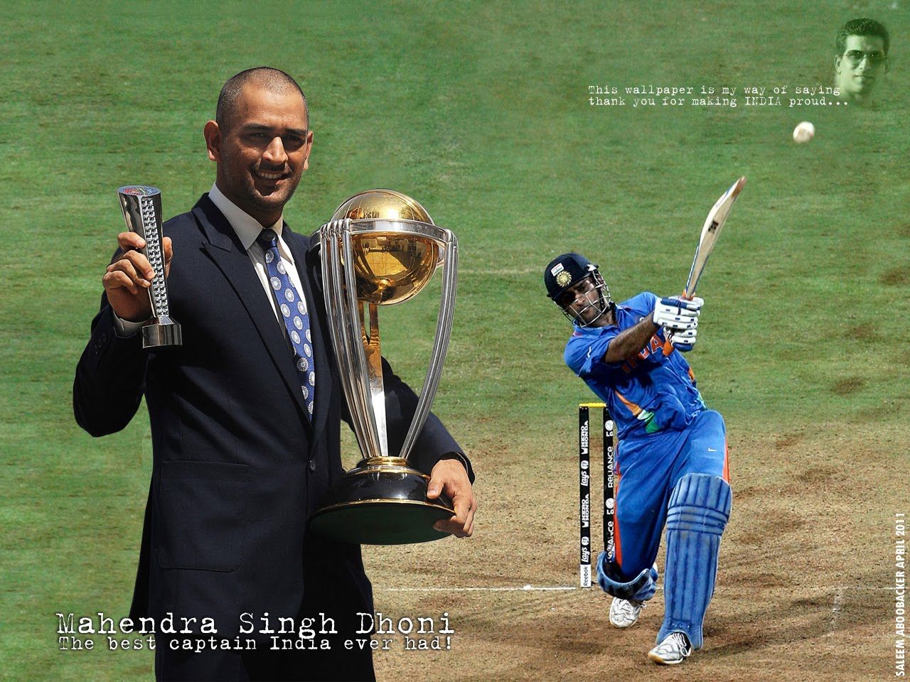 MS Dhoni Wallpapers Pack 3 Cute Girls Celebrity Wallpaper