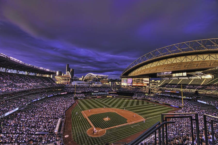 Satellite images of all 30 MLB stadiums. : baseball