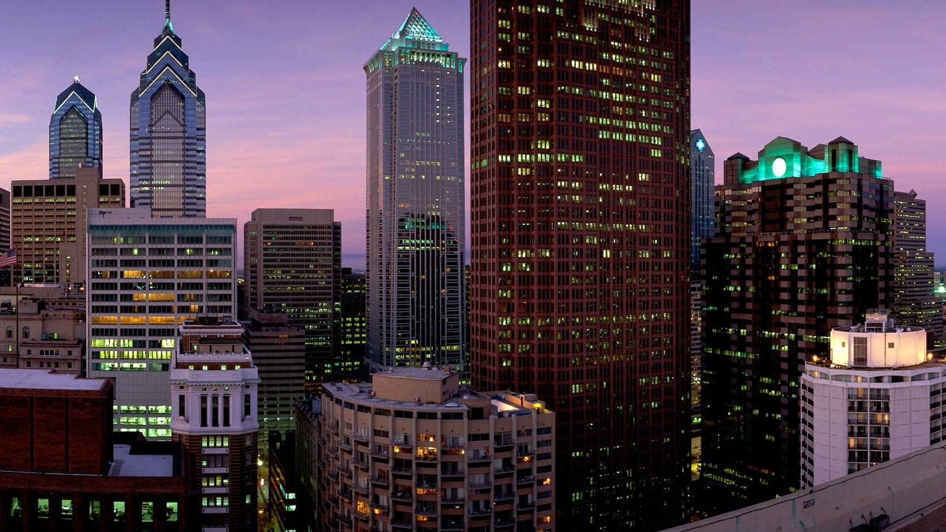 Philadelphia Skyline, Pennsylvania, USA - Wallpaper #38575
