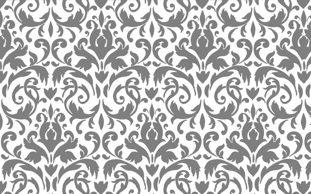 Gray And White Damask Wallpapers - Wallpaper Zone