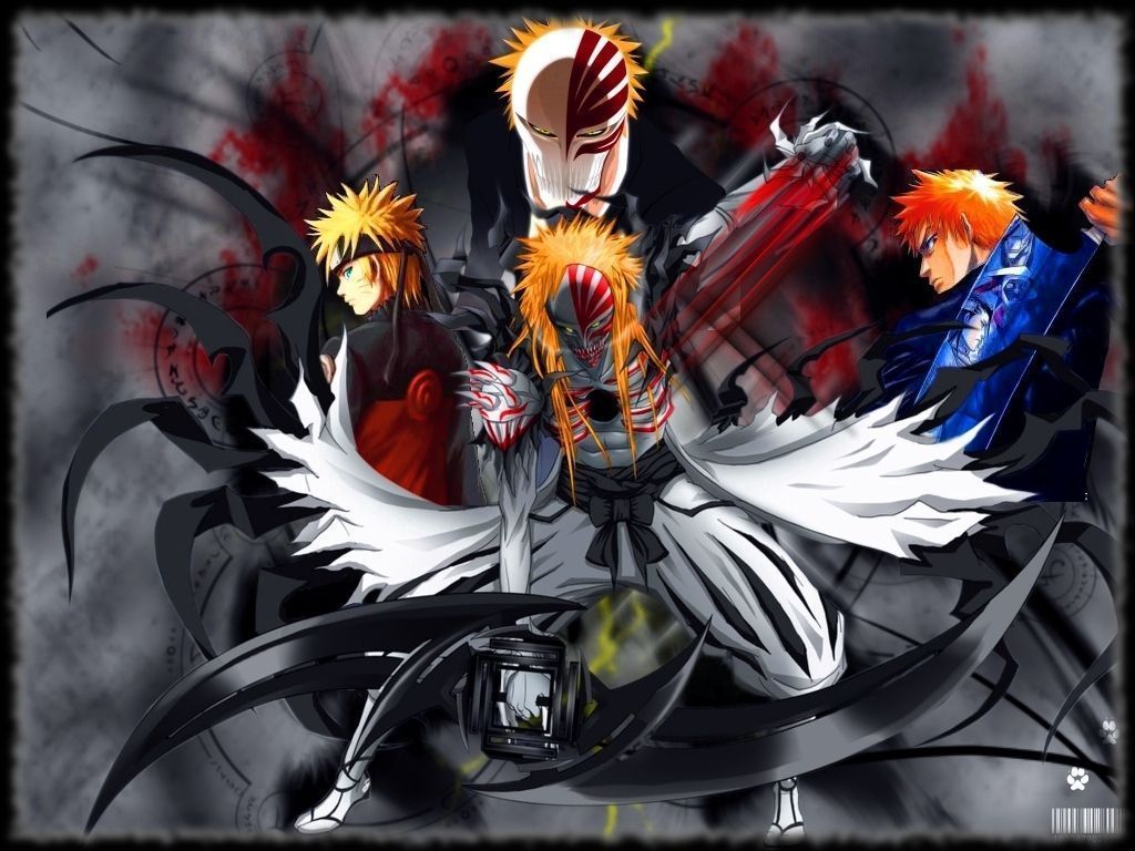 Naruto and Bleach 3 Wallpaper by delixir on DeviantArt