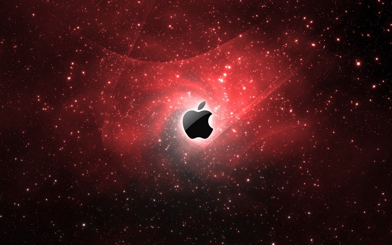 Red Apple Mac Galaxy Wallpaper Background #7843 Wallpaper | High ...
