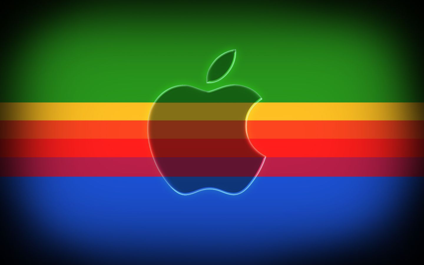 Rainbow Apple Mac Logo Wallpaper Desktop #6244 Wallpaper | High ...