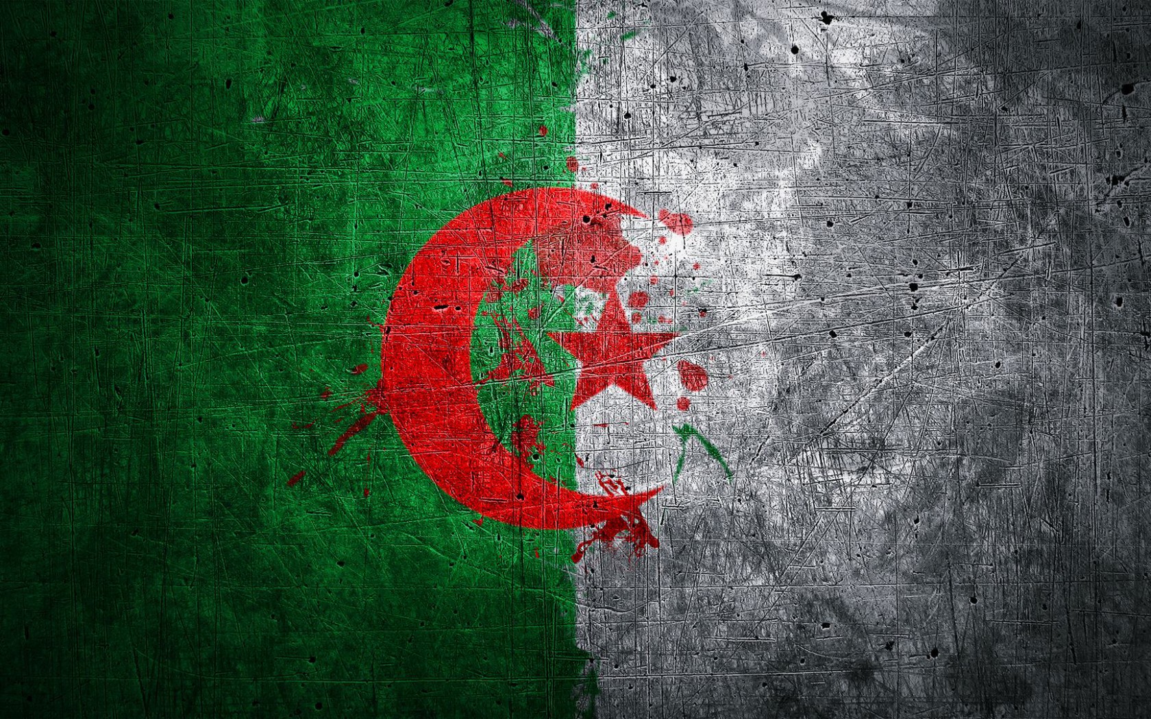 Algeria Flag Wallpaper | Free Travel wallpapers