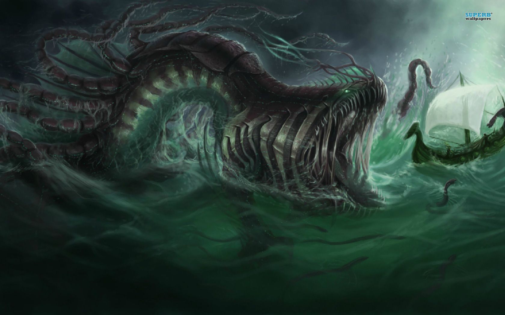 Sea Monster wallpaper - Fantasy wallpapers - #16428