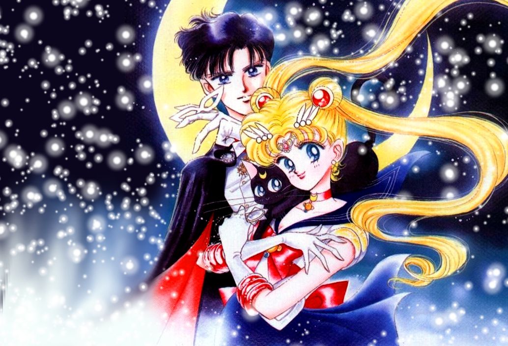 Sailor Moon And Tuxedo Mask - wallpaper.