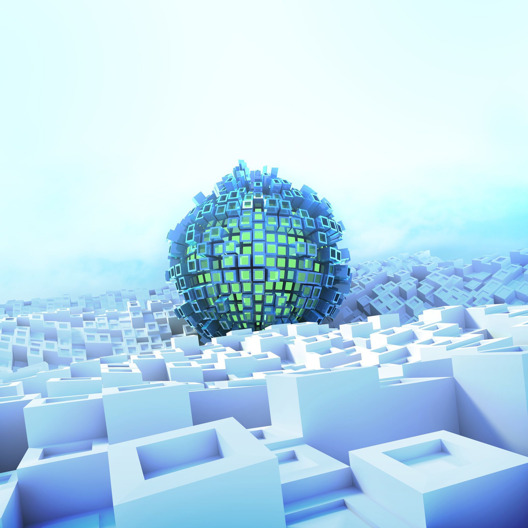 3D Abstract Ball iPad Air Wallpaper Download | iPhone Wallpapers ...