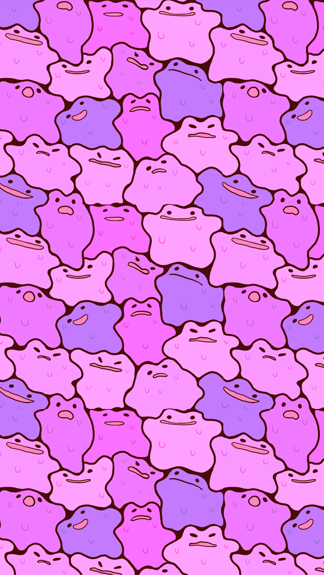 The Paper Pile — Pink Pokemon - iPhone wallpaper Original artwork...