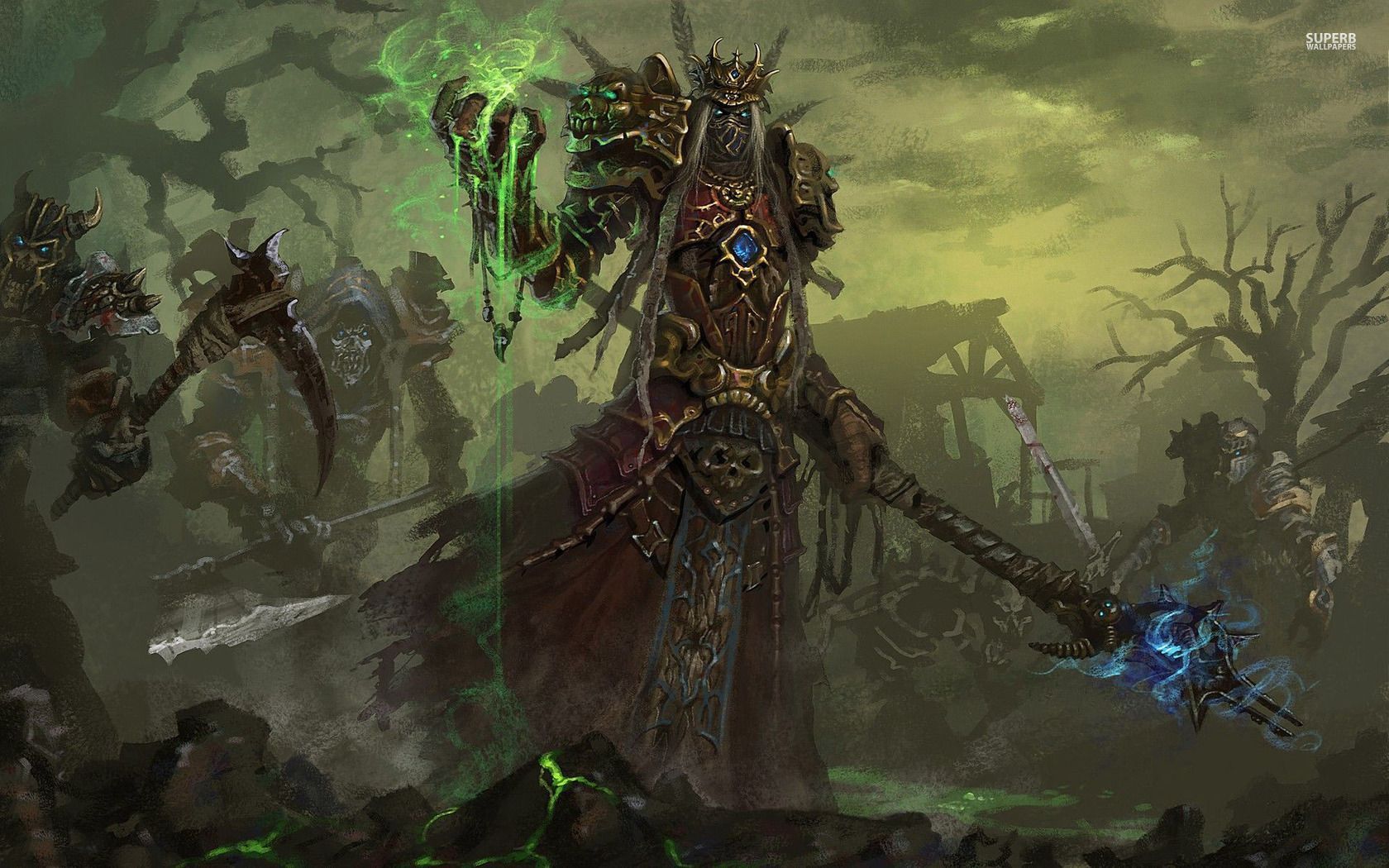 Undead warlock - World of Warcraft wallpaper - Game wallpapers ...