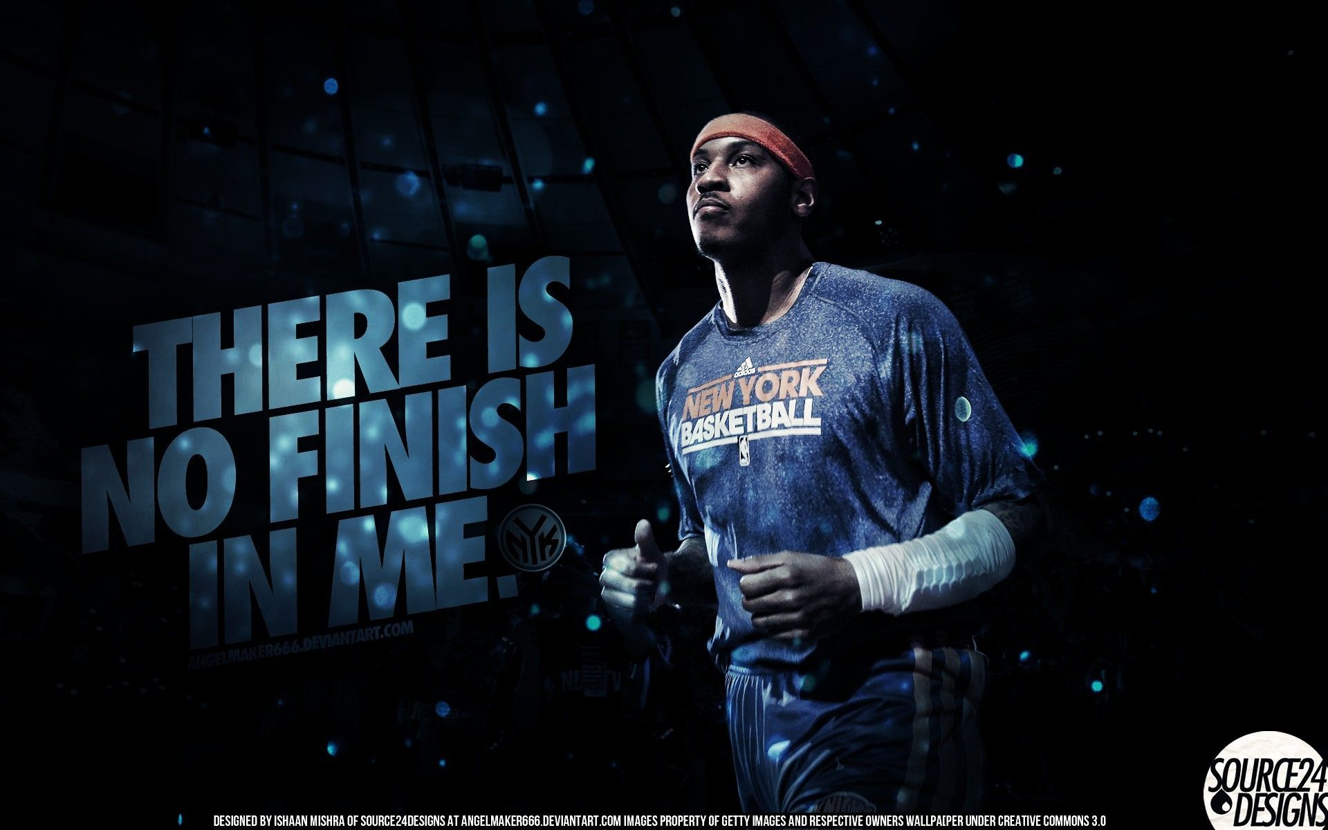 Carmelo Anthony New York Basketball HD Wallpaper