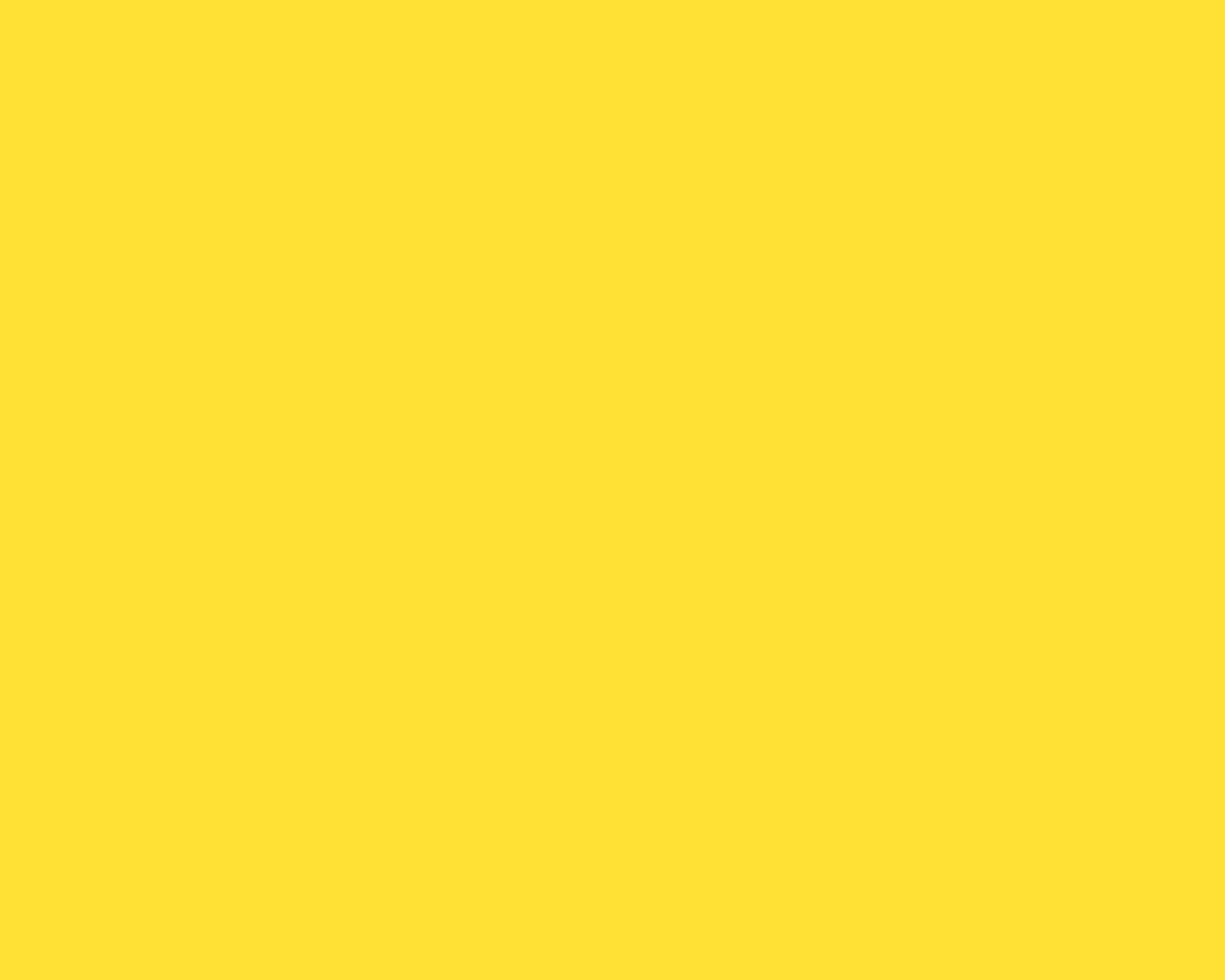1280x1024 banana yellow solid color background